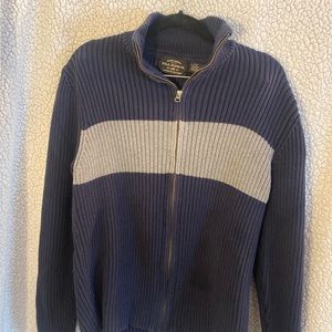 Men’s Large  Ralph Lauren Long Sleeve Full Zip Ribbed Sweater